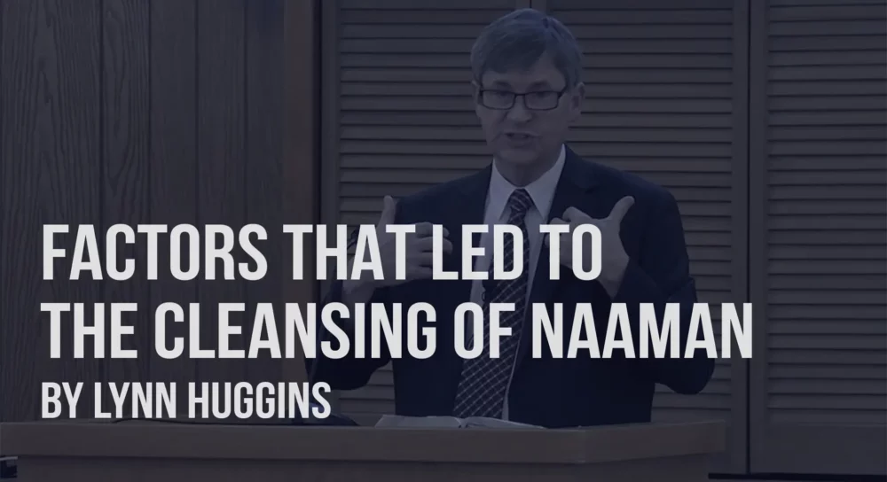 Factors that Led to the Cleansing of Naaman Image