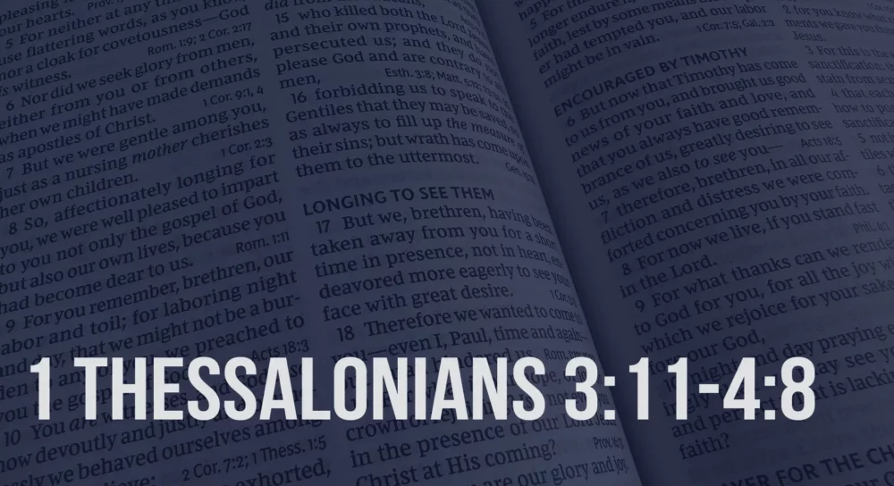 1 Thessalonians 3:11-4:8 Image