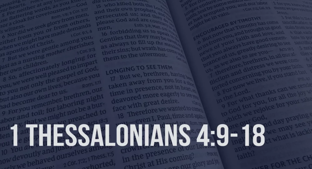 1 Thessalonians 4:9-18 Image