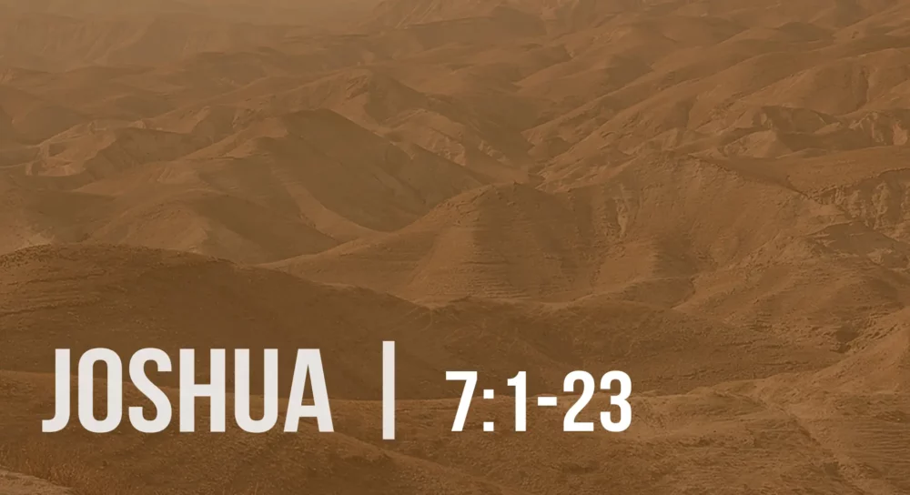 Joshua 7:1-23 Image