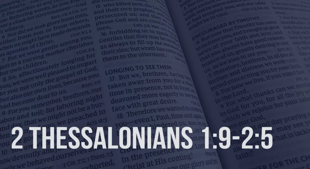 2 Thessalonians 1:9-2:5 Image