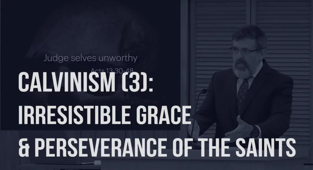 Calvinism (3): Irresistible Grace and Perseverance of the Saints