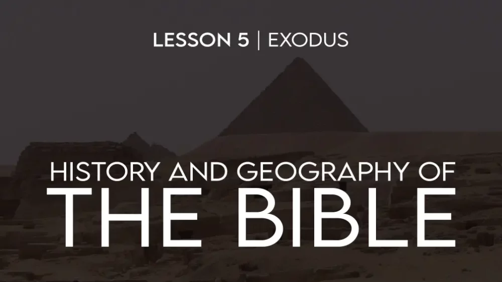 History and Geography of the Bible (5): Exodus Image