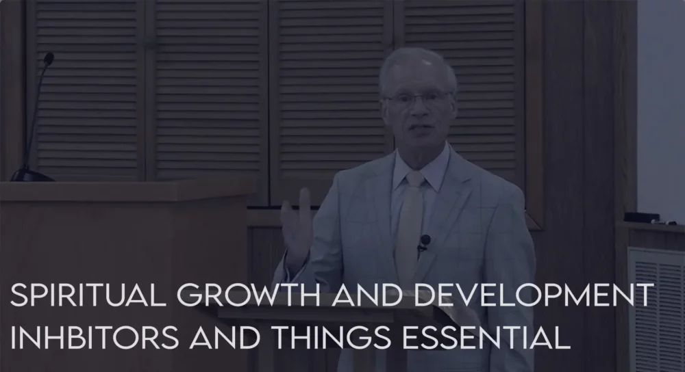 Inhibitors and Things Essential To Spiritual Growth Image