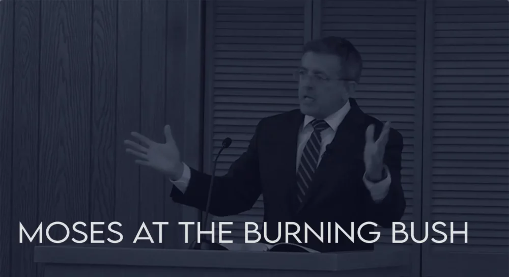 Moses At The Burning Bush Image