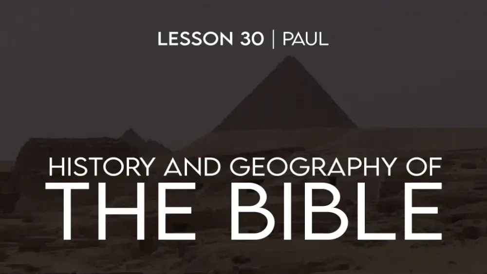 History and Geography of The Bible (30): Paul's First Preaching Tour Image