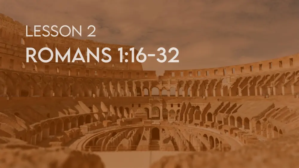 Romans (2): chapter 1:16-32 Image