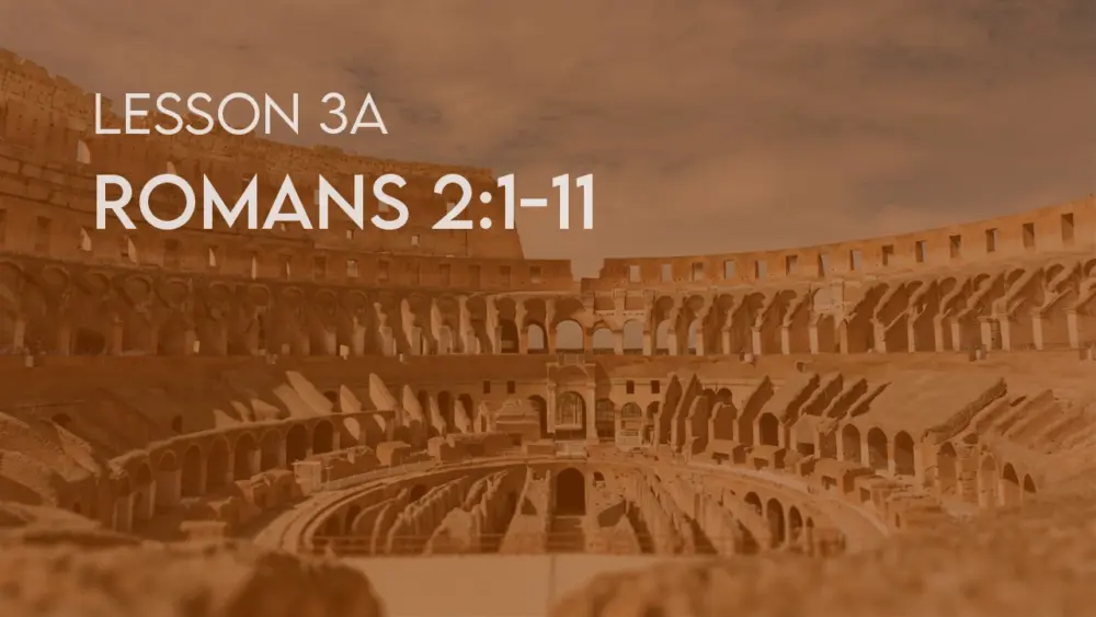 Romans (3a): chapter 2:1-11 Image