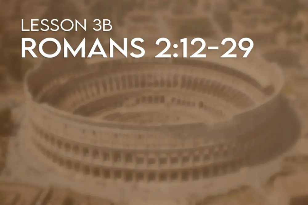 Romans (3b): chapter 2:12-29 Image