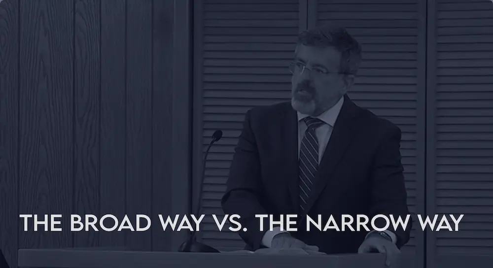 The Broad Way vs. The Narrow Way Image