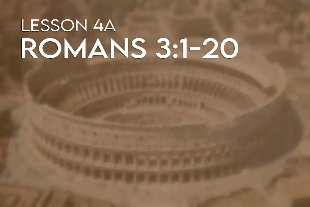 Romans (4a): chapter 3:1-20 Image