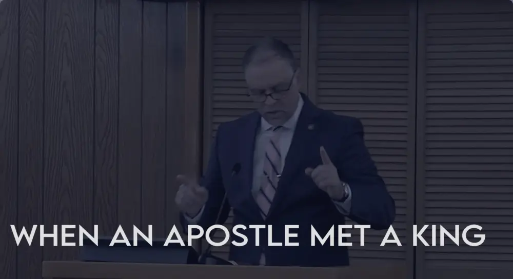 When an Apostle Met a King Image