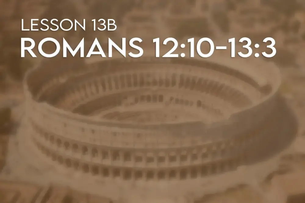 Romans (13b): chapter 12:10-13:3 Image
