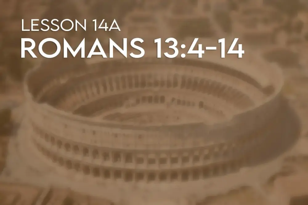 Romans (14a): chapter 13:4-14 Image
