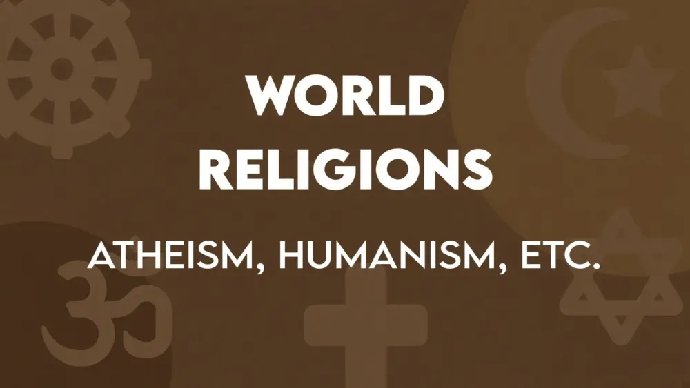 World Religions (9): Atheism, Humanism, etc. Image