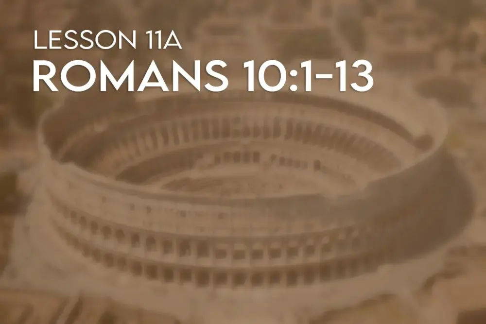 Romans (11a): chapter 10:1-13 Image